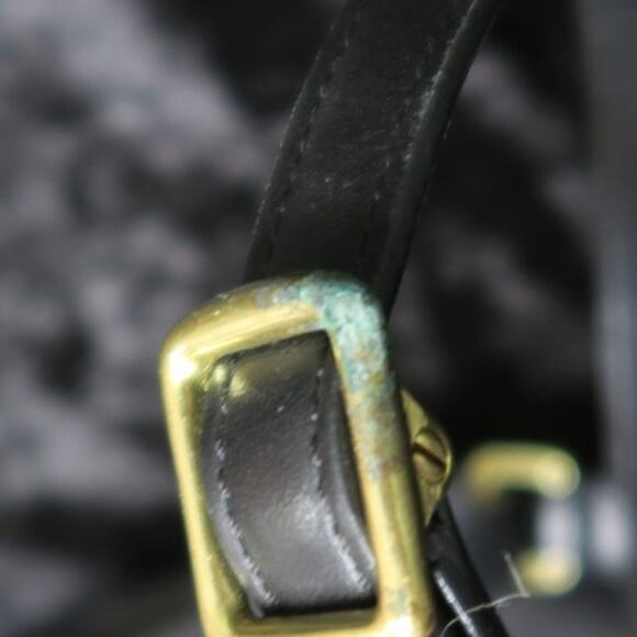 Coach Black Vintage Y2K Drawstring Leather C3W-9858 Daypack Legacy Top Handle - Picture 15 of 16